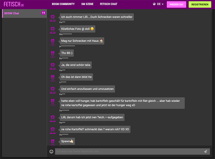 fetisch.de BDSM Chat
